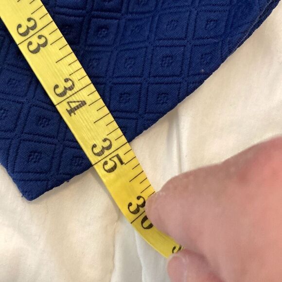 Tommy Hilfiger Sheath Dress with‎ Basketweave pattern Royal Blue Size 8 - Picture 10 of 10